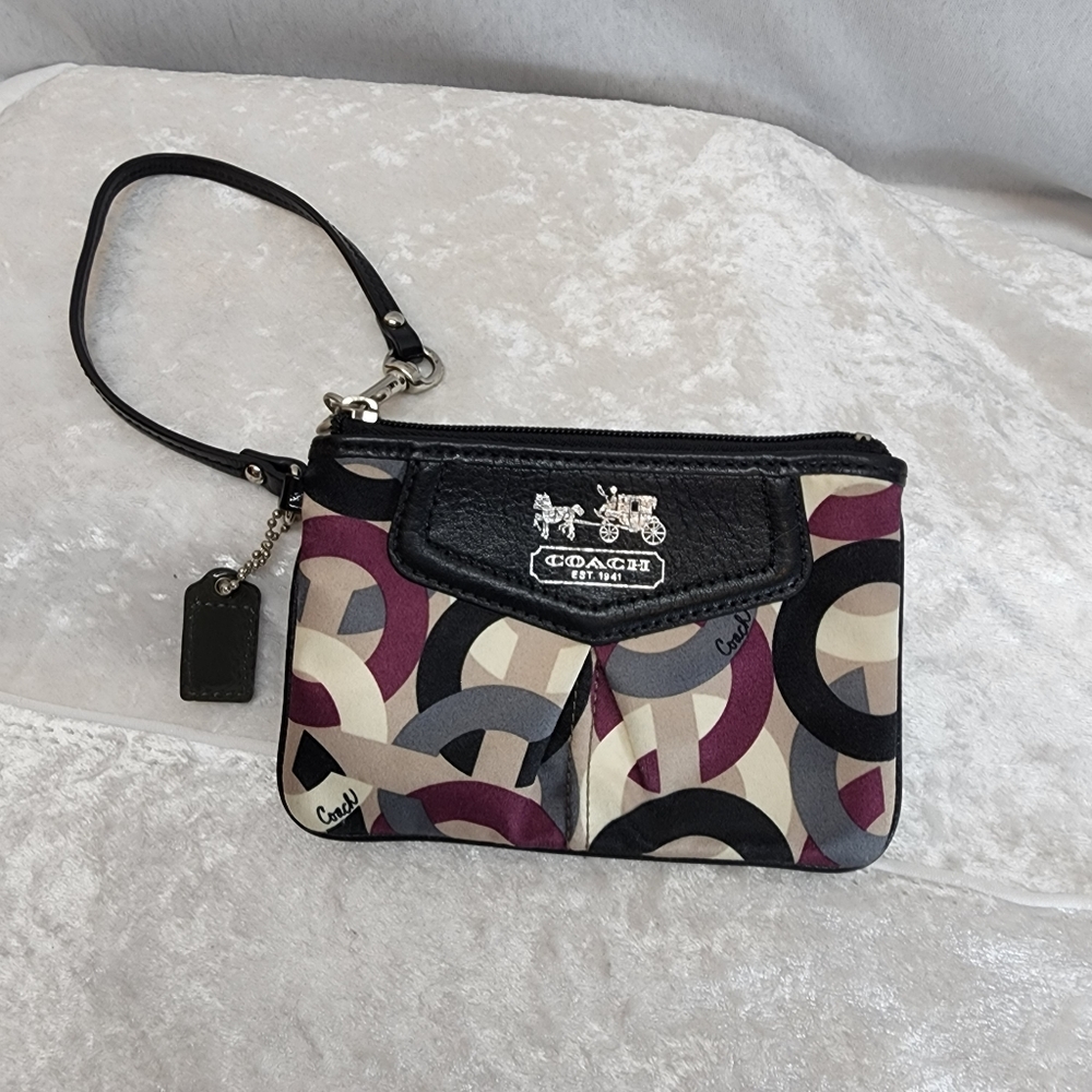 Coach Logo Wristlet